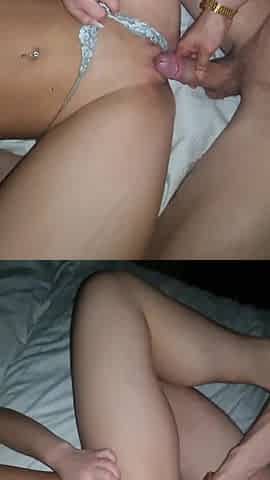 SaraDiamante gets drilled like a whore by 2 large Spanish rods