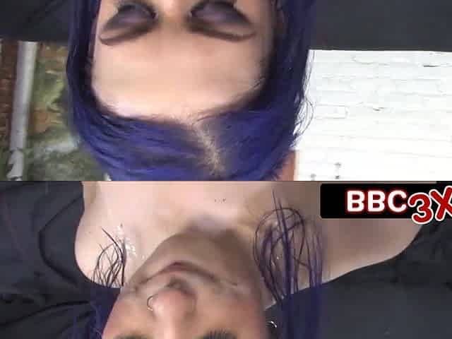 Emo Goth Playgirl Drowns in Waves of Darksome BBC Enjoyment