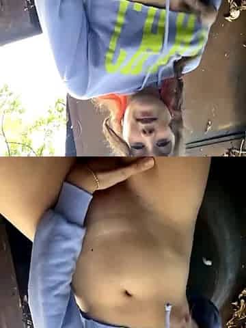 Teens home solo fisting