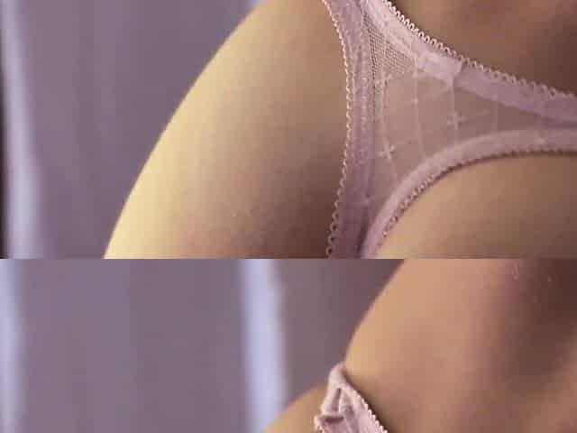 Enjoy her sexy ass while she fingerbangs her wet pussy