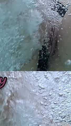 Flashing My Pussy in Front of a Student in Public Swimming Pool and Helps Me Masturbate - It's Very Risky with People Near