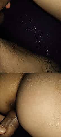 A cowgirl with a plug in her butt rides a large cock