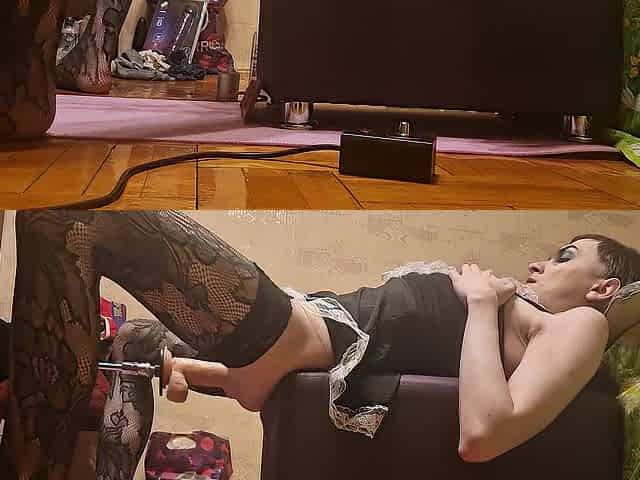 Sissy homemade amateur anal invasion Machine