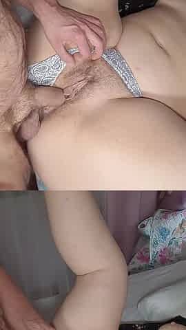 Homemade Video of Amateur Wife Fucked in Missionary and Creampie in Her Big Hairy Pussy