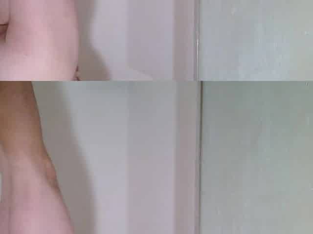 Showering and cum drum cumming into warm void urine feels incredible