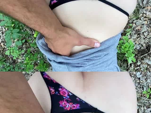 Rough Forest Fun: Amateur Couple Gets Down and Dirty Outdoors