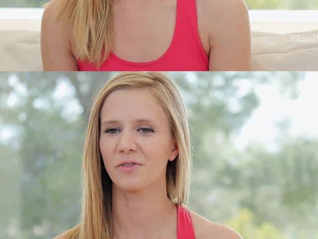 Rachel James hot teen solo video