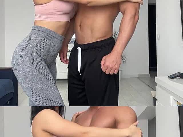 fitness mother I'd like to fuck is turned on by her hawt coach whom this babe tries to entice /CandyLuxxx