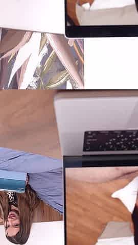 Caught Her Jerking off to Her Porn Received a Blowjob