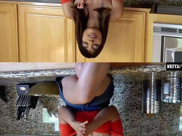 Behind the Scenes with Busty Latina Ella Knox - big natural boobs