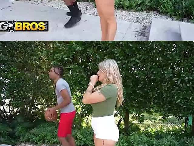 BANGBROS - Large Tit Golden-haired Abby Rose Entreats For A Creampie After Getting Her Twat Pounded Hard