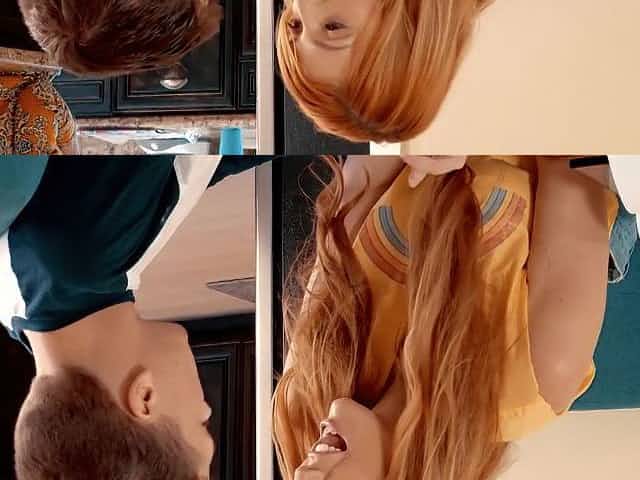 Sneaky Anal with my Redhead Stepmom - cheating reality hardcore with cumshot