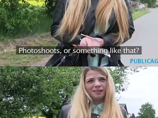 PublicAgent Bent over a car and fucked for cash