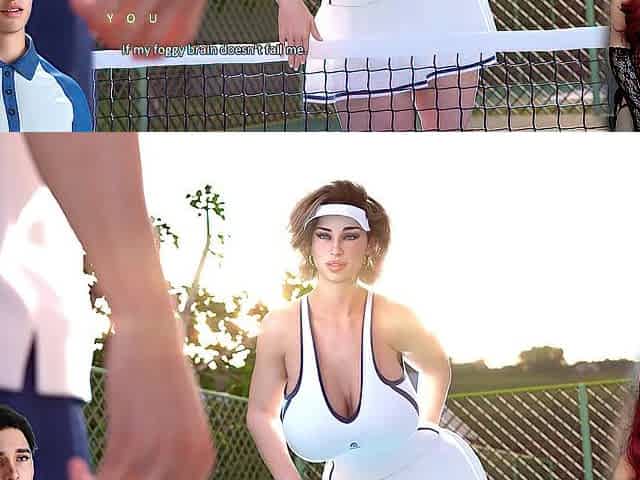 Apocalust #2 - wearing watch-throughout brassiere and playing a porn game
