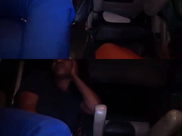 I pick up a hawt ebony cutie on the way home. I screw her in the car and bed
