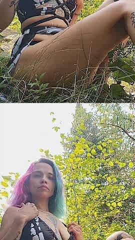 Outdoor Titty Tease