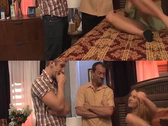 Danny Wylde, Randy Spears And Janet Mason - Cucks Hubby With Young Man And It Turns Into A Threesome