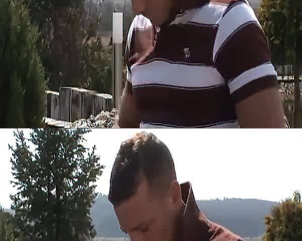 Hawt Brunette hair Doggy style Banged in the Country Screaming for Joy