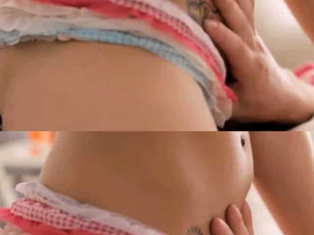 Teen Russian babes in hardcore action