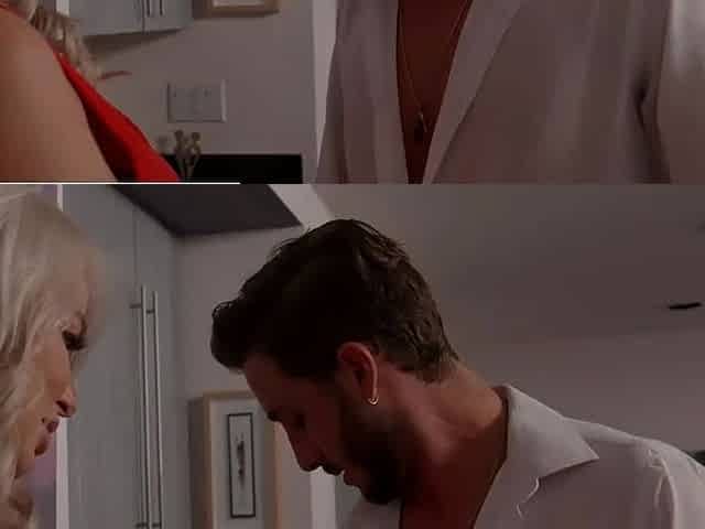 Naughty America London River fucks son's friend before