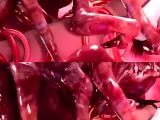 Hentai with an alien spider fucker!