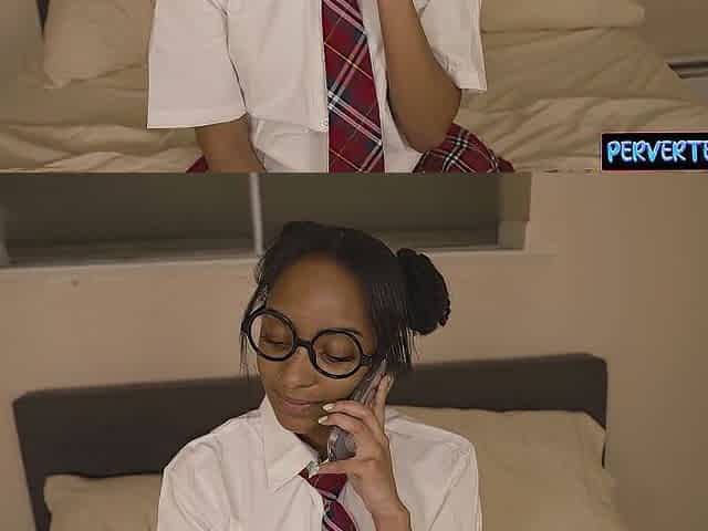 Lost teen schoolgirl brought home and screwed
