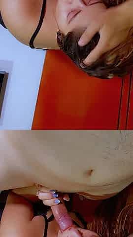 Blowjob con mi novi colegiala hasta que me venga rica latin babe