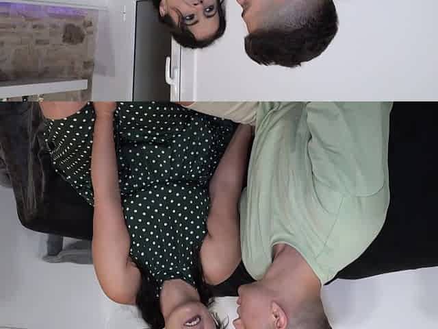 Montes swinger's long hair falls on her face while she is being fucked in the missionary position.