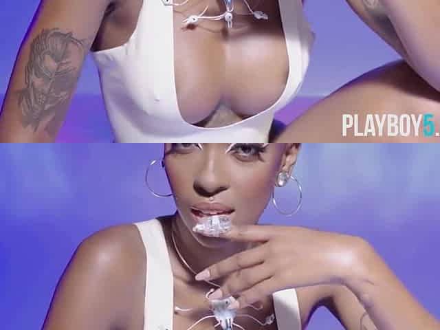 Big Butt Black Teen 18+ Exposes Her Buxxom Naked Body For