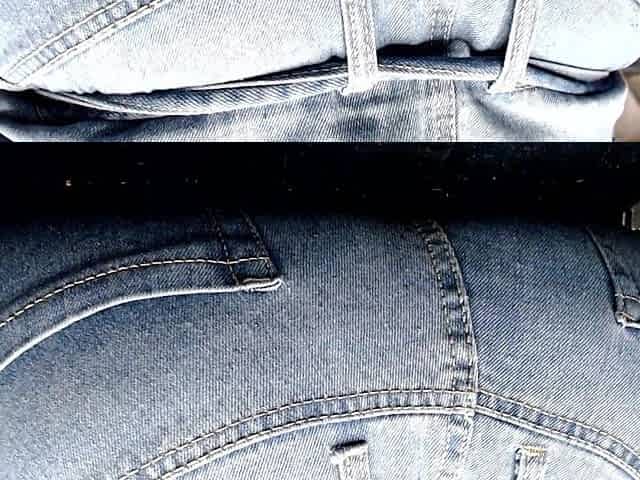 Parents Ruined in Jeans Ass-fyxiation with Giant Ass Ignorant