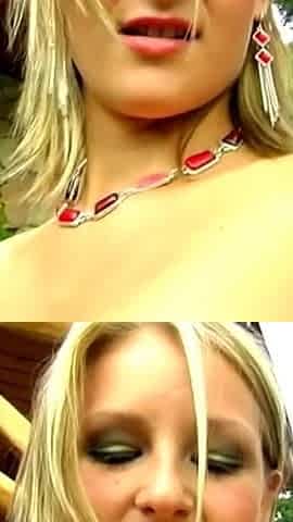 Outdoor Ass Fucking Facial with Young Liz Honey