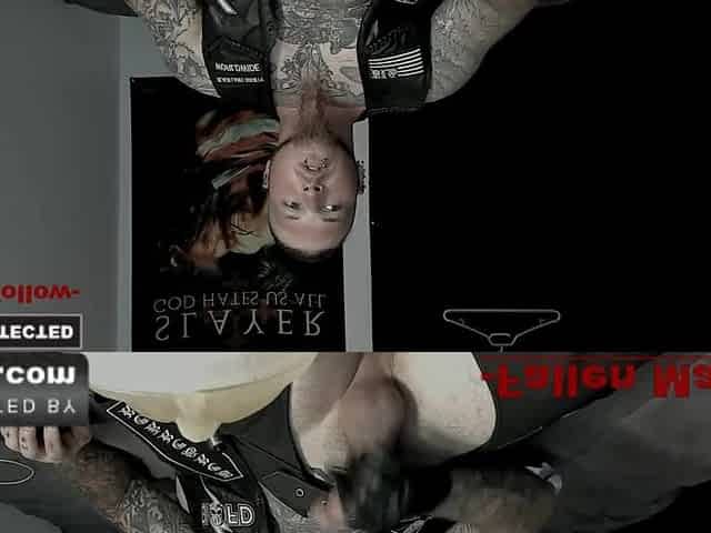 slavemaster leather bang cum