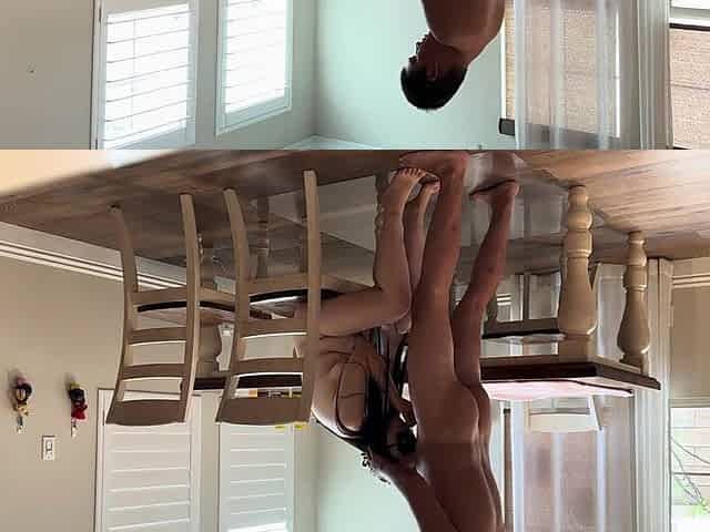 Fuck My Neighbor's Wife on the Dining Table While Working From Home