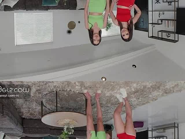 VR Bangers: Slender Neighbors Give A Oral pleasure To Virgin Student In A Bubble Bathroom FFM Three-some