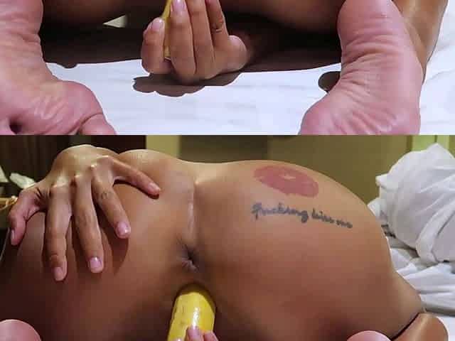 Sexy hottie Anetta Keys enjoys a solo toy masturbation