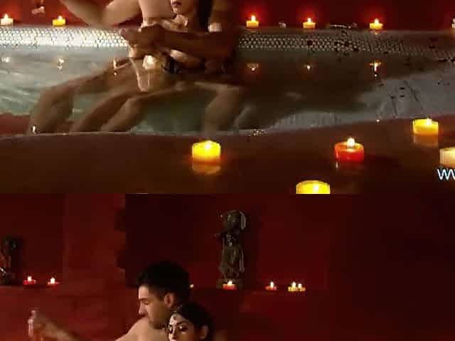 Tiny titties brunette hair gets gratified in each aspect in the bath