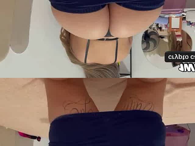 Hot damsel from the gym wished to squat on a big