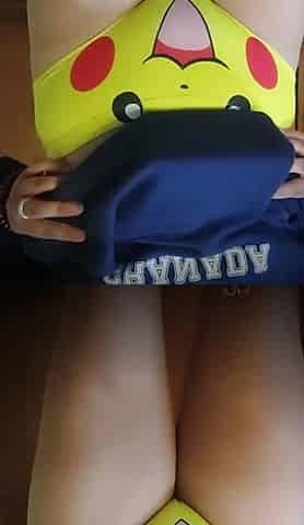 I Have a Surprise for You Under My Pikachu Panties