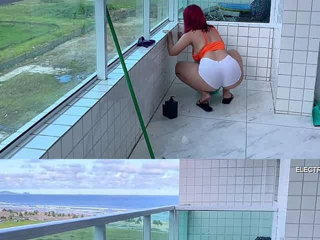 Big Ass on the Balcony