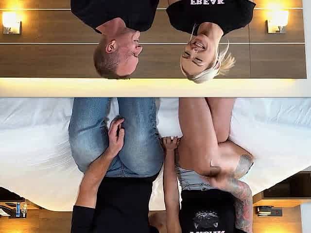 Deliah Grace - Golden-haired Freak Wishes It Up the Booty from Aged Guy DCTrousersnake