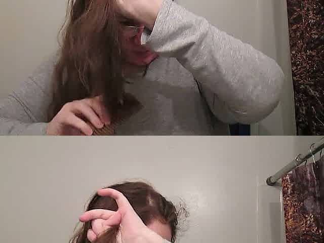 Hair Journal: Combing Lengthy Unshaved Strawberry Golden-haired Hair - Week 9 (ASMR)