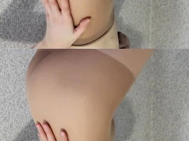 Hairy Pussy Play in Nylons - Solo Webcam Show