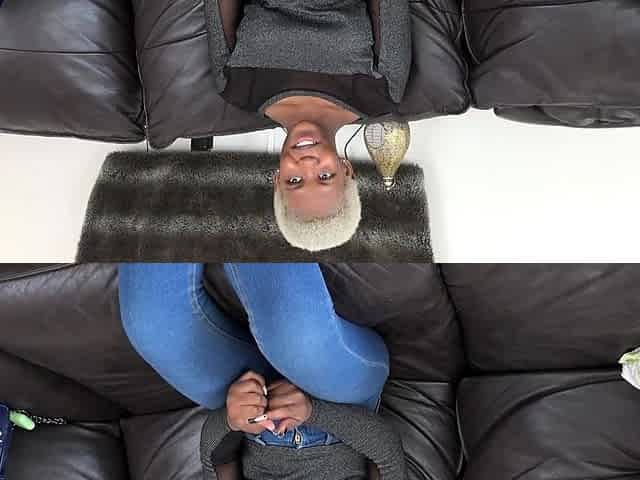 EBONY COLLEGE GIRL cheating so eagerly