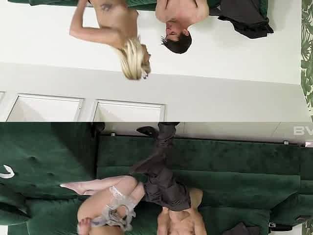 Horny French Maid Amy Douxxx fucks her client Josh