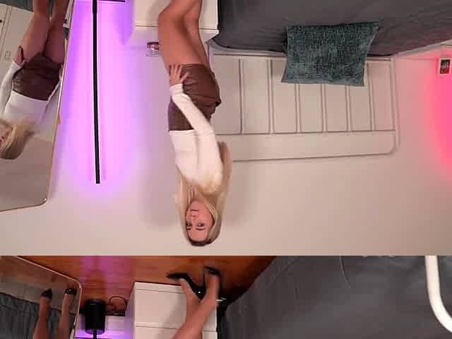 Maitresse Madelines solo foot fetish POV