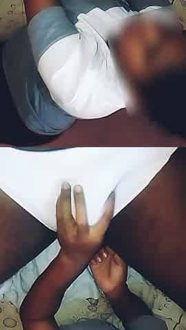 She Wears White Panty and Takes Her Stepsister in Her Mouth and Massages with Oil and Puts the Stuff on Her