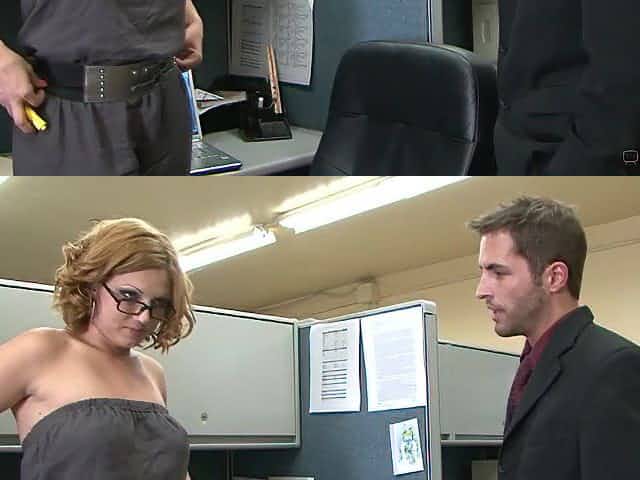 Hot secretary is drilled hard in the office