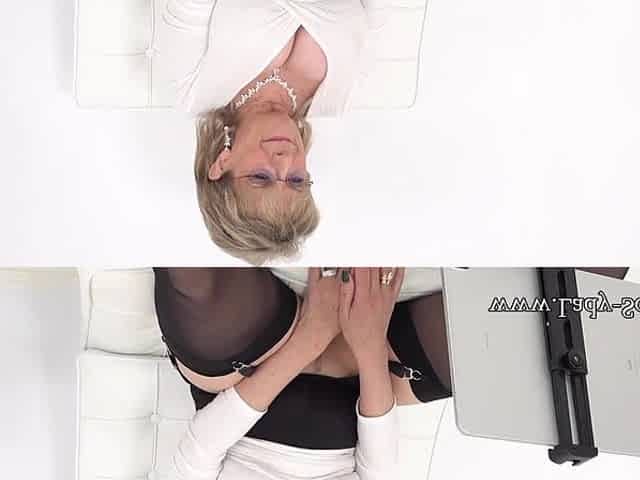 Large mother I'd like to fuck Melons In Silver Micro Bikini