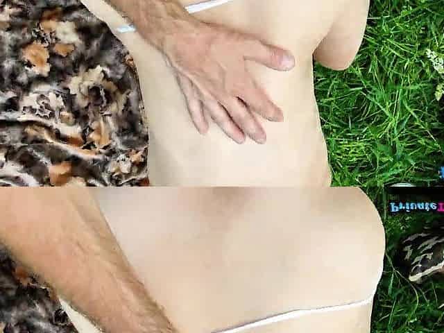 Older Russian Pair Banging In The Forest!