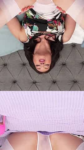 Charlie nice stockings and suspenders masturbation